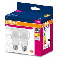 2PAK LED žárovka E27 A60 13W = 100W 1521lm 3000K Teplá bílá 200° OSRAM VALUE OSRVALU7433