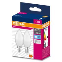 2PAK LED žárovka LED E14 B35 4,9W = 40W 470lm 4000K Neutrální bílá 200° OSRAM VALUE OSRVALU7211