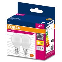 2PAK LED žárovka LED E14 P45 4,9W = 40W 470lm 3000K Teplá bílá 200° OSRAM VALUE OSRVALU7309