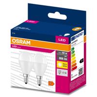 2PAK LED žárovka LED E14 P45 7W = 60W 806lm 3000K Teplá bílá 200° OSRAM VALUE OSRVALU7317