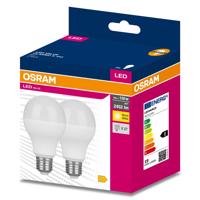 2PAK LED žárovka LED E27 A60 19W = 150W 2452lm 2700K Teplá bílá 200° OSRAM VALUE OSRVALU7439