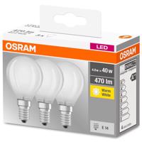 3PAK LED žárovka LED E14 P45 4W = 40W  470lm 2700K Teplá bílá OSRAM Base OSRLEDW3530