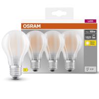 3PAK LED žárovka LED E27 A60 11W = 100W 1521lm 2700K Teplá bílá 300° Filament OSRAM BASE OSRLEDW3570