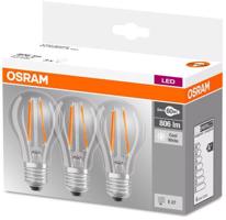 3PAK LED žárovka LED E27 A60 6,5W = 60W 806lm 4000K Neutrální bílá 360° OSRAM OSRLED4610