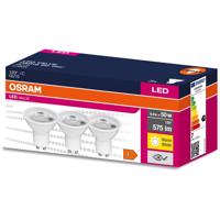 3PAK LED žárovka LED GU10 6,9W = 50W 575lm 2700K Teplá bílá 120° OSRAM VALUE OSRVALU7523