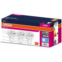 3PAK LED žárovka LED GU10 6,9W = 50W 575lm 4000K Neutrální bílá 120° OSRAM VALUE OSRVALU7525