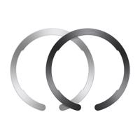 Adaptér pro Magsafe ESR HaloLock Ring pro telefon 2ks (černý/stříbrný) 048839