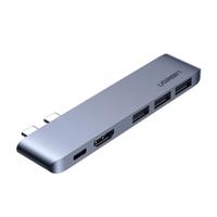 Adaptér Rozbočovač UGREEN, 2xUSB_C na 3x USB 3.0, HDMI, 042393