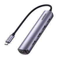 Adaptér Rozbočovač UGREEN, USB_C na 4x USB 3.0, HDMI, 042392