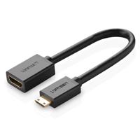 Adaptér UGREEN 20137 Mini HDMI na HDMI, 22 cm (černý) 022529