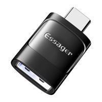 Adaptér USB 3.0 samice na USB-C samec OTG Essager (černý) 060141