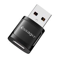 Adaptér USB-C samice na USB 3.0 samec OTG Essager (černý) 060142