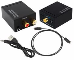 Aptel AK319A AUDIO Optický převodník SPDIF 2xRCA+JACK USB