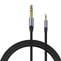 Audio kabel 3,5 mm TRS na 6,35 mm Vention BAUHJ 5 m šedý