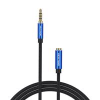 Audio kabel TRRS 3,5 mm samec na 3,5 mm samici Vention BHCLJ 5 m modrý