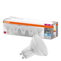 Balení 5PAK LED žárovka GU10 4,3W = 30W 350lm 4000K Neutrální bílá 120° OSRAM Base OSRPARF8690