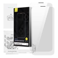 Baseus Corning tvrzené sklo pro iPhone 13/13Pro/14 s prachovým filtrem 048663