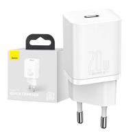 Baseus Super Si Quick Charger 1C 20W síťová nabíječka (bílá) 025066 025066