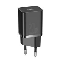 Baseus Super Si Quick Charger 1C 20W síťová nabíječka (černá) 025065 025065