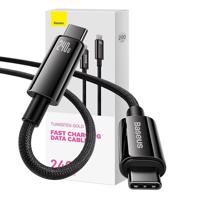 Baseus Tungsten Gold 240W kabel USB-C na USB-C 2 m (černý) 048623