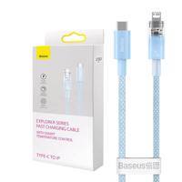 Baseus USB-C na Lightning Explorer Series rychlonabíjecí kabel 2m, 20W (modrý) 048748