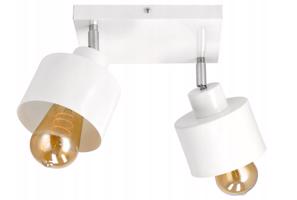 Berge LED nástěnné čtvercové svítidlo 2xE27 KUBEK WHITE PB0005-2XKB003