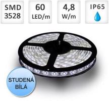 Berge LED pásek 5m 60ks/m 2835 4.8W/m, voděodolný, Studená bílá BRG30011