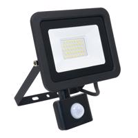 Berge LED reflektor RODIX PREMIUM s čidlem PIR - 30W - IP65 - 2550Lm - studená bílá - 6000K - záruka 36 měsíců MH0205