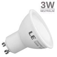 Berge LED žárovka 3W 5xSMD2835 GU10 260lm Neutrální bílá