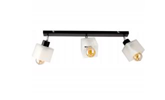 Berge LED závěsná lampa Beam - 3xE27 - CUBE WHITE P0008-3XK006