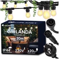 Berge Zahradní girlanda 20m + 21x 1W LED žárovka