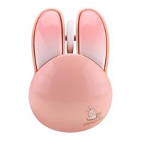 Bezdrátová myš MOFII + Bluetooth Rabbit Mouse M6DM Glossy (bílo-růžová)