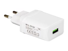 BLOW Síťová nabíječka. s USB zásuvkou QC3.0 18W 76-003