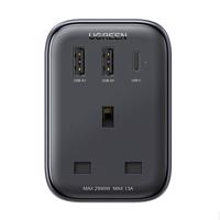 Cestovní adaptér z UK do EU UGREEN CD314 2xUSB-A, 1xUSB-C 052750