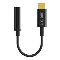 Choetech AUX003 Adaptér USB-C na 3,5mm audio jack (černý) 058089