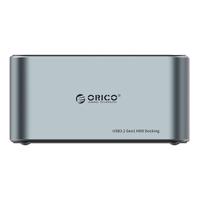 Dokovací stanice Orico pro 2,5" / 3,5" HDD / SSD, 5Gb/s, USB-C na USB-C/A s funkcí klonování (černá) 067760