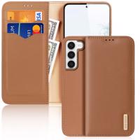 Dux Ducis Hivo pouzdro Samsung Galaxy S23 flip cover wallet stand RFID lock brown 6934913031735