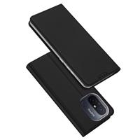 Dux Ducis Skin Pro pouzdro pro Xiaomi Redmi 11A / Poco C55 / Redmi 12C flip cover card wallet stand black 6934913030844