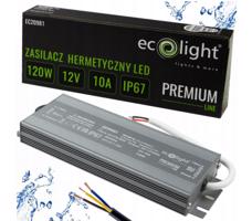 Eco Light Hermetický LED zdroj 12V 120W IP67 voděodolný