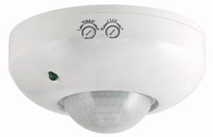 Eco Light Infračervené stropní čidlo pohybu 300W 360° bílé EC20334