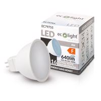 Eco Light LED žárovka MR16 GU5.3 12V 8W neutrální bílá