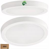 Eco Light Přisazené LED stropní svítidlo 18W - 1980lm - 4000k - bílý kruh EC20457