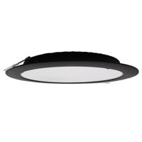 Eco Light STROPNÍ SVÍTIDLO P/T KRUH 24W 4000K ČERNÁ DL-1 EC20466