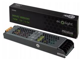 Eco Light Zdroj LED slim IP20 - 12V - 12A - 150W - Premium Line