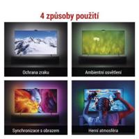 Emos GoSmart Ambientní LED RGB osvětlení za TV 75“ (189 cm) ZTV75