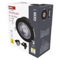 Emos LED bodové svítidlo GERI 6,5W 780LM IP20 CCT černá ZV1161