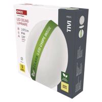 Emos LED přisazené svítidlo TIVI, B CLASS, kruhové bílé 12,5W, IP44, teplá bílá ZM3418