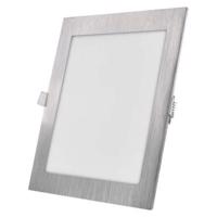 Emos LED vestavné svítidlo NEXXO, čtvercové, stříbrné, 18W, se změnou CCT ZD2243 ZD2243