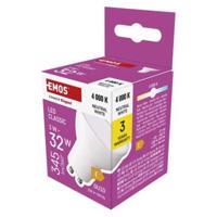 Emos LED žárovka Classic MR16 bílá/ GU10 / 3 W (32 W) / 345 lm / neutrální bílá ZQ8E13