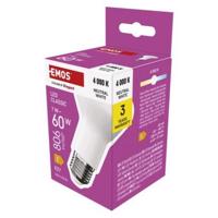 Emos LED žárovka Classic R63 / E27 / 7 W  (60 W) / 806 lm / neutrální bílá ZQ7E43